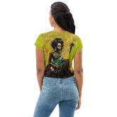 Music Lover Crop Tee - Side View